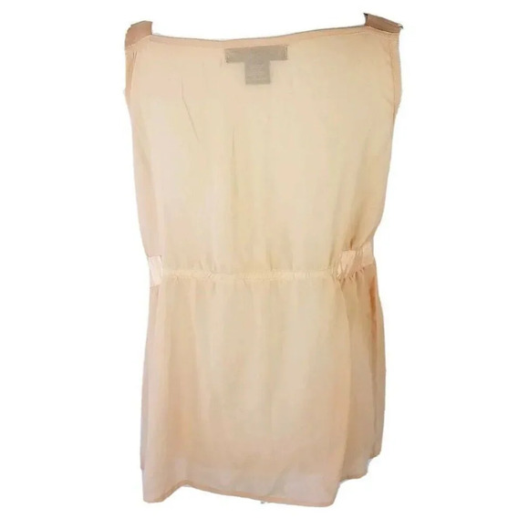 Isabella Rodriguez XLarge Sleeveless Blouse Ruffled Front V Neck Elastic at Back - Picture 4 of 8